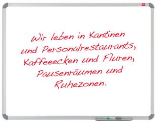 Nobo Weisswandtafel Euro Plus 60x45cm emailliert