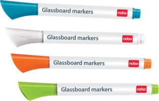 Nobo Kreidemarker Neon 4er Etui nicht nachfüllbar