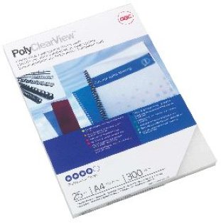 GBC Umschlagdeckel PolyClearView matt A4 0.3mm à 100
