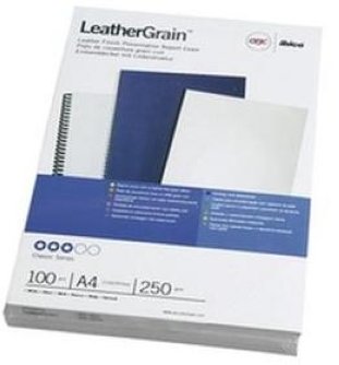 GBC Umschlagdeckel Leder LeatherGrain A4 250gr à 100