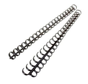 GBC Clickbinderücken ZipComb 12mm 21 Ring à 50 schwarz