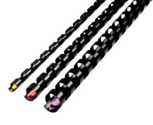 GBC Plastikbinderücken ProComb 12mm 21 Ring à 100 schwarz
