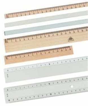 Sieco Schullineal Plexiglas 30cm ohne Masseinteilung