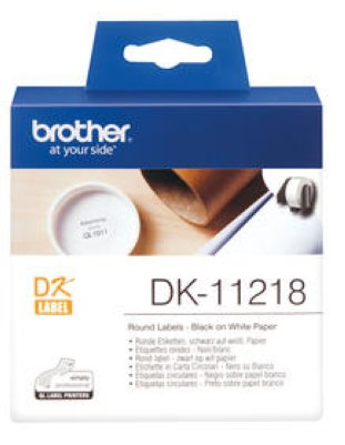 Brother Etiketten rund 24mm