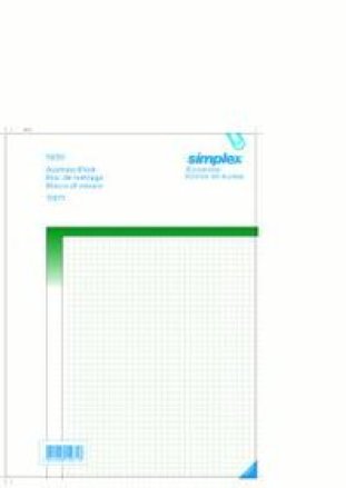Simplex Ausmassbuch A4 50x2