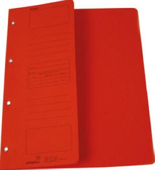 Simplex Einhängehefeter Filex Karton A4 30103 rot