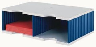 Styrodoc Dokumentenablage duo B485xT331mm 1 Etage 2 Fächer