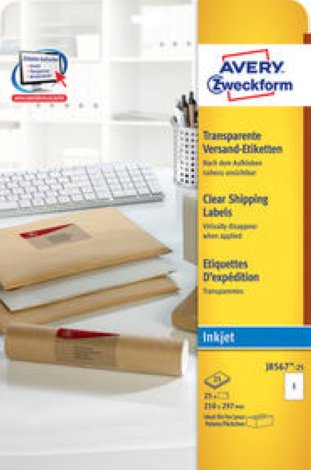 Avery Zweckform Etiketten 210x297mm à 25