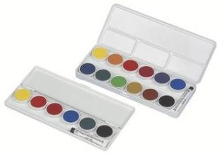 Talens Wasserfarbe deckend Näpfchen