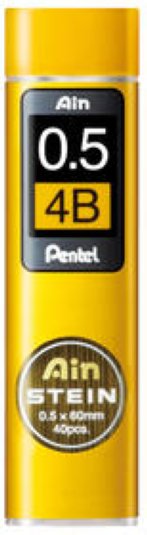 Pentel Bleistiftminen AinStein 0.5mm 4B à 15