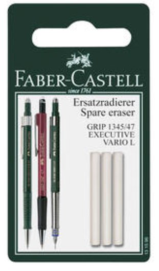 Faber Castell Ersatzgummi zu Grip1345/47 à 3