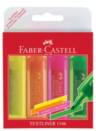 Faber Castell Textmarker 1546 4er Set