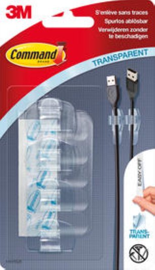 Command Kabel-Clip Small à 4 Stück