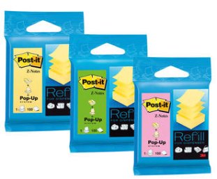 Post-it Haftnotizen Z-Notes 76x76mm