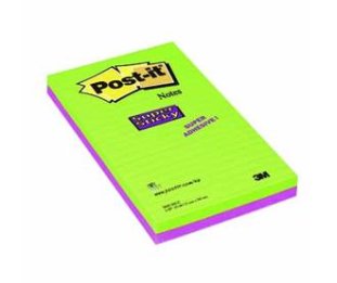 Post-it SuperSticky Haftnotizen 125x200mm liniert à 4