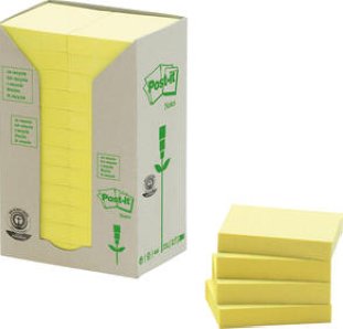 Post-it Haftnotizen Turm Recycling 38x51mm à 24