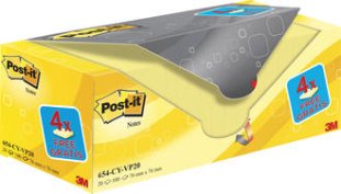 Post-it Haftnotizen 76x76mm à 20 Stück