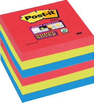 Post-it SuperSticky Haftnotizen Bora Bora 76x76mm à 6
