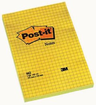 Post-it Haftnotizen 102x152mm kariert