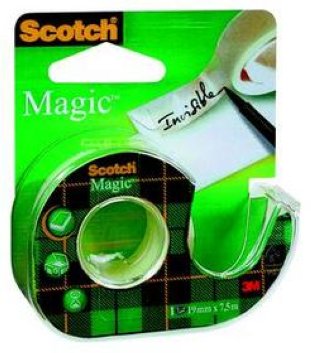 Scotch Magic Tape 810 mit Abroller 19mmx7,5m