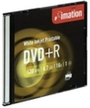 Imation DVD+R 4.7 16x/10er Spindel Printable Slim Case
