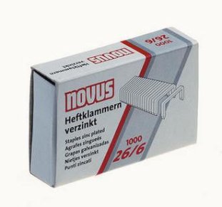 Novus Heftklammern 26/6 à 1000
