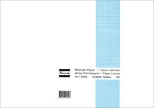 Favorit Millimeterpapier Block A3 80g mit 1mm-Einteilung