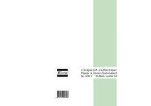 Favorit Transparentpapier Block A3 quer 65gr ohne Druck