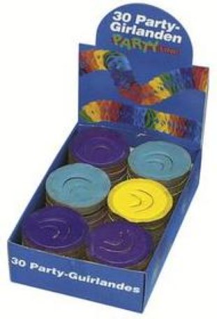 Girlanden 2,5 m Regenbogen