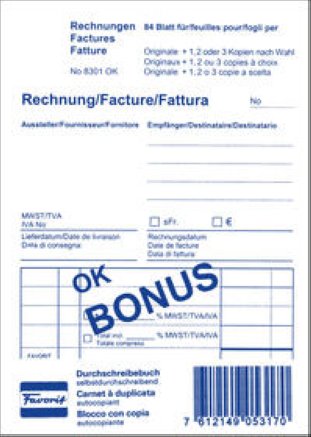Favorit Rechnungen A6 84 Blatt d