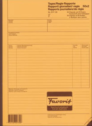 Favorit Regierapporte OK A4 50x2 d/f/i