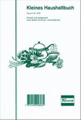 Favorit Kleines Haushaltbuch A5 d