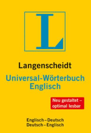 Langenscheidt Universalwörterbuch englisch-deutsch
