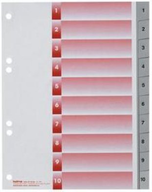 Kolma Register KolmaFlex A5 1-10 mit Indexblatt