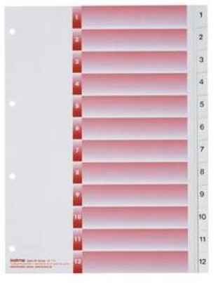 Kolma Register KolmaFlex A4 1-12 mit Indexblatt