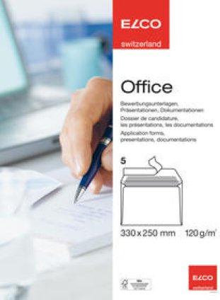 Elco Couvert Office FSC 330x250 für Bewerbung 120gr à 5