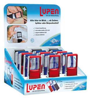 Wedo Rechtecklupen mit LED-Licht Display