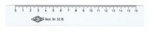 Wedo Massstab aus Kunststoff 16cm