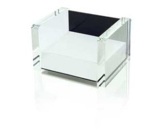 Wedo Zettelbox Acryl Montego gefüllt 90x90mm
