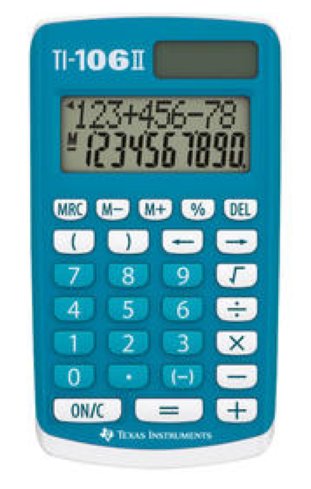 Texas Instruments Schulrechner TI-106 ll 8 Stellen
