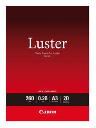 Canon Fotopapier Pro Luster LU-101 A3 260gr à 20