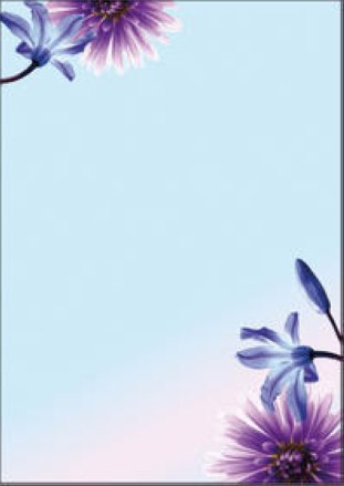 Sigel Design Papier A4 90gr Blue Emotion à 50 Blatt