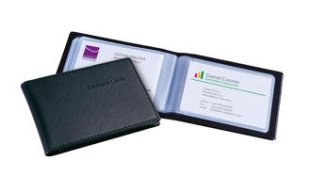 Sigel Visitenkartenmappe 90x58mm für 40 Karten