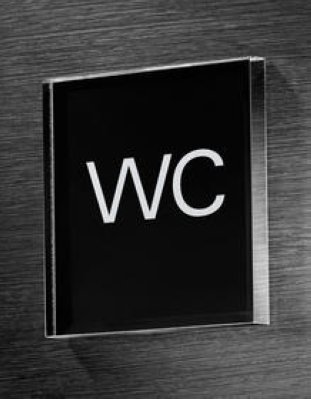 Sigel Wand-/Tür-Piktogramm WC