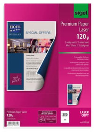 Sigel Premiun Farblaserpapier A4 120gr à 250