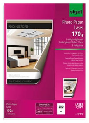 Sigel Fotopapier für Farblaser A4 170gr à 200