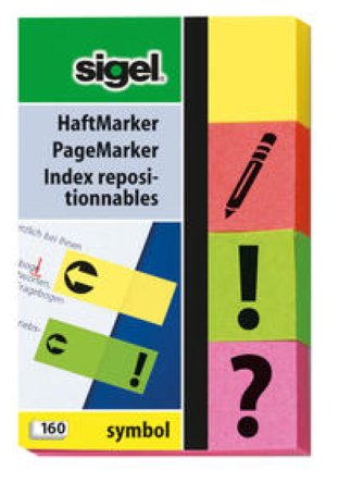 Sigel Haftmarker Symbol 20x50mm à 4