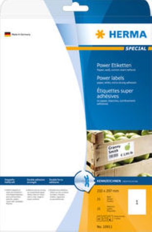 Herma Etiketten Power 210x297mm à 25
