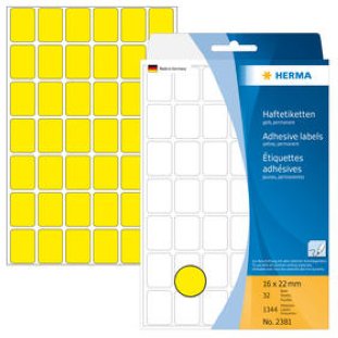 Herma Haftetiketten stark haftend 16x22mm à 32