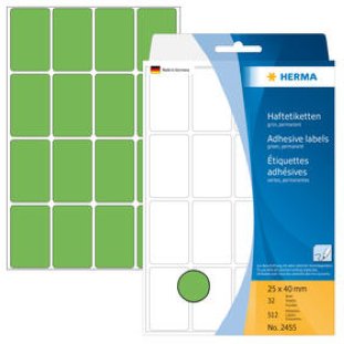 Herma Haftetiketten stark haftend 25x40mm à 32